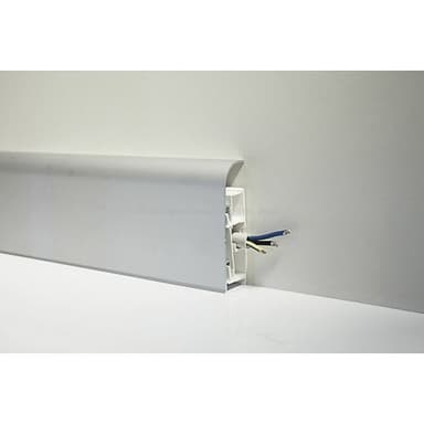 78010 97/8SF Sokl 80mm/22a23mm/+3zámky/Elox stříbro/200cm 1