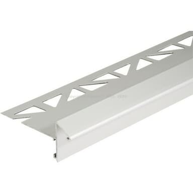 DURAL Balkonová lišta s parapetem, 13mm, 18mm, hliník, elox stříbro, 3m 1