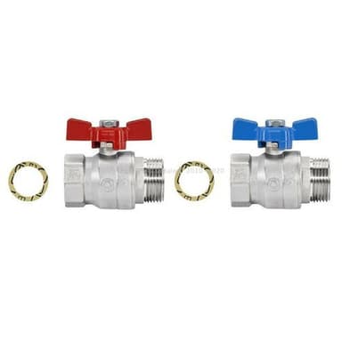BEKOTEC THERM-KH = Kulový uzávěr ( 2ks ) 1' (DN25) 1