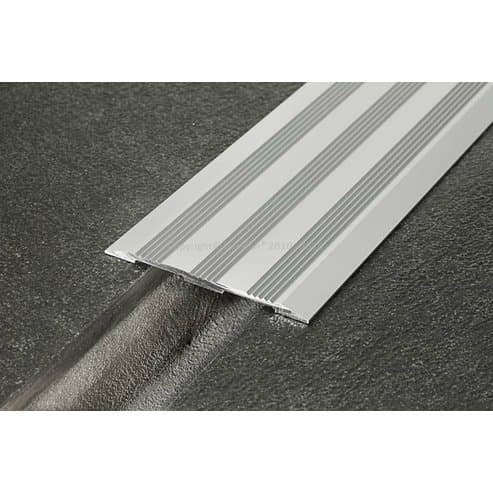 71855 GR/80/SF Přech.liš.plochá 80mm, vroubkovaná/Elox stříbro/270cm