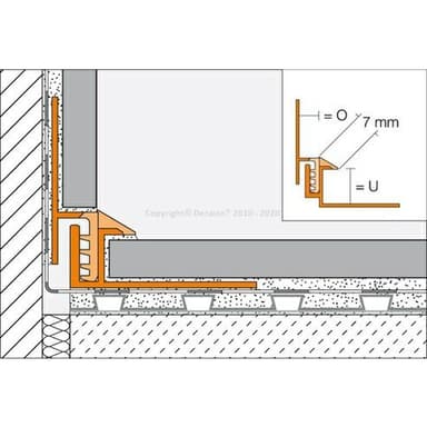 DILEX-EK Dilatace kout  PVC, H=11/10mm, 2,5m - Bílá 4