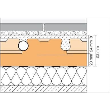 BEKOTEC-EN-PF Systémová deska pro litý potěr 0,8 m2 (75,5 x 106 cm) - s folií 3