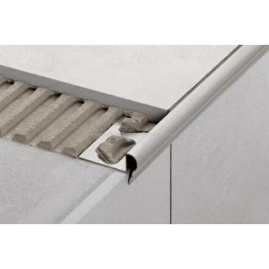 TREP FL-EB Schod.  H=12,5mm, Ušlechtilá ocel V2A broušená, délka: 2.5m 1