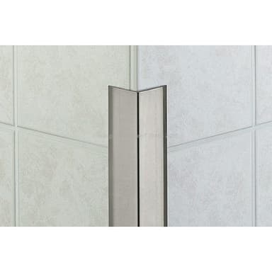 ECK-K Nárožník 15x15mm Ušlechtilá ocel V2A broušená, délka: 1,5m 1