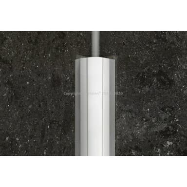 ECK-KHK Vnitřní kout, Ušlechtilá ocel V2A kartáčovaná, 15x15mm oblý - Délka: 2,0m 1