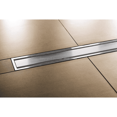 KERDI-LINE-A = Rošt s rámem, Ušlech.ocel V4A broušená, H=19mm, délka: 90cm 3
