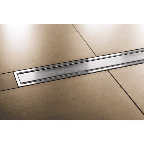 KERDI-LINE-A = Rošt s rámem, Ušlech.ocel V4A broušená, H=19mm, délka: 90cm