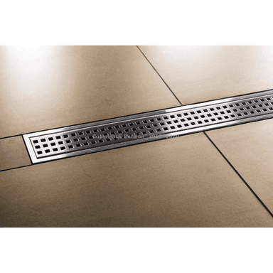 KERDI-LINE-B = Rošt s rámem, Ušlech.ocel V4A broušená, H=19mm, délka: 110cm 1