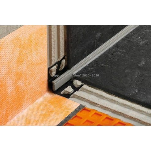 DILEX-RF Dilatace kout  PVC, H=10/10mm, 2,5m - Pastel. šedá
