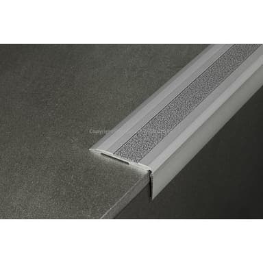75458 76/F Schod.hrana vrtaná 52x30mm+SW19/Elox zlato/340cm 1