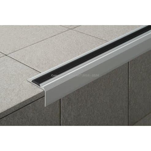 75518 72/F Schod.hrana vrtaná 46x30mm+GM/72 /Elox zlato/ 340cm