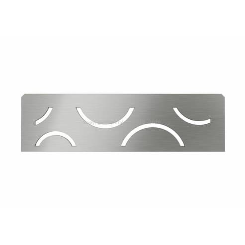SHELF-N-S1, polička, design CURVE, ušlechtilá ocel kartáčovaná