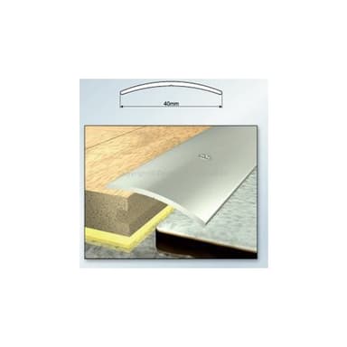 49303 940/3 Přech.lišta oblá, vrtaná 40mm /03 - Elox bronz/ 90cm 2