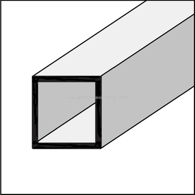 Jekl 20x20x1mm /Elox zlato/ 200cm 1