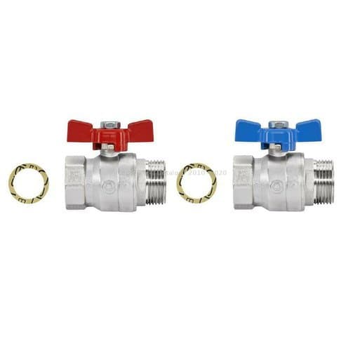 BEKOTEC THERM-KH = Kulový uzávěr ( 2ks ) 1' (DN25)