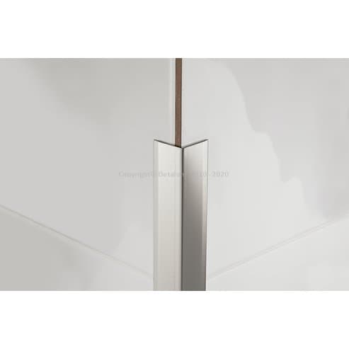 77130 775/SF Nárožník 50x50x1mm /Nerez kartáčovaný/270cm