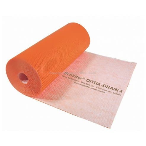 DITRA DRAIN 4 Separační polyetylénová folie H=4 mm, šířka: 1 m