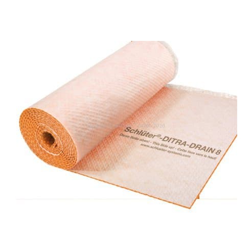 DITRA DRAIN 8 Separační polyetylénová folie H=10 mm, šířka: 1m