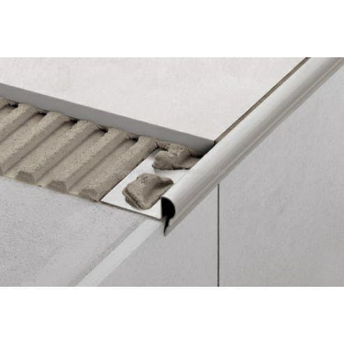 TREP FL-EB Schod. H=12,5mm, Ušlechtilá ocel V2A broušená, délka: 2.5m