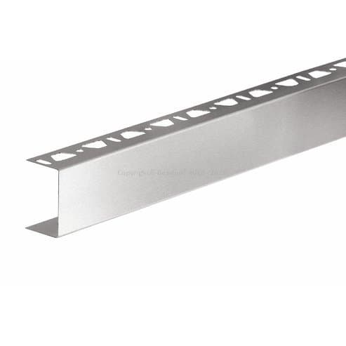 KERDI BOARD-ZC U-profil 50mm, 1 strana perforace, Ušlechtilá ocel V2A broušená