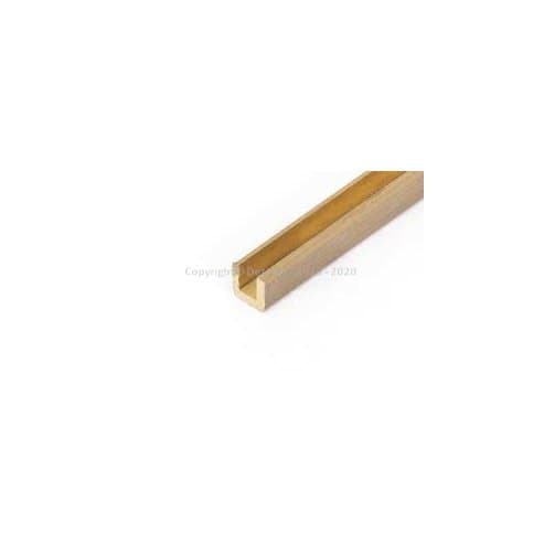 10209 Kutil/Profil -U- 8x8x1mm/Elox zlato/200cm