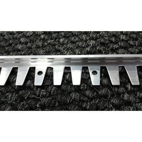 88723 ZGF/80 Ukon. ohybací profil Hliník natural, H=8mm, délka: 2,7m