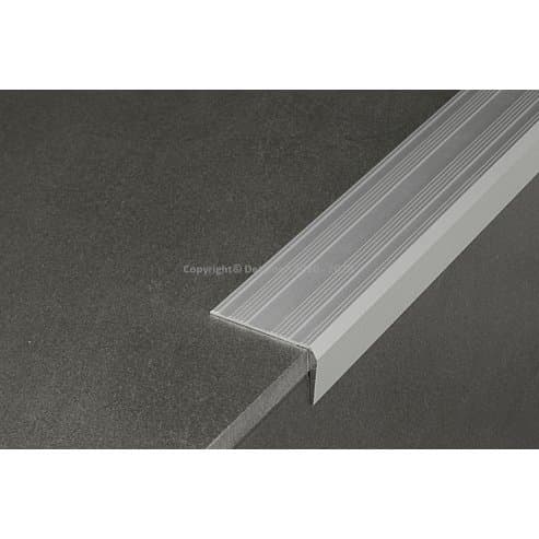75328 70/F Schod.hrana vrtaná 42x25mm/Elox stříbro/340cm