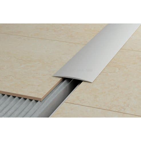 71840 GB/660/F Přech.lišta oblá, vrtaná 60mm /Elox stříbro/ 270cm