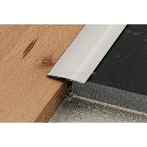 RENO-T Přechod. 'T' 25x9mm Hliník Stříbro matný, délka: 2.5m